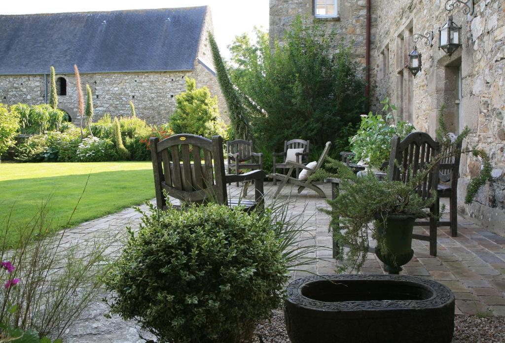 مبيت وإفطار شيربوغ أون كوتننتين Le Manoir De La Fieffe المظهر الخارجي الصورة